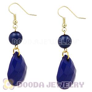 Fashion Hoop Navy Bubble Earrings Wholesale
