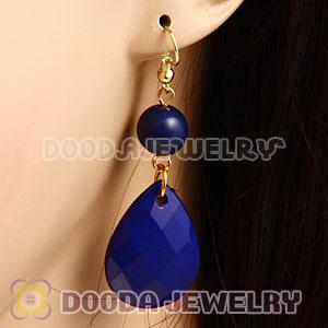 Fashion Hoop Navy Bubble Earrings Wholesale