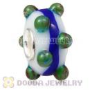 925 sterling silver single core European style glass beads