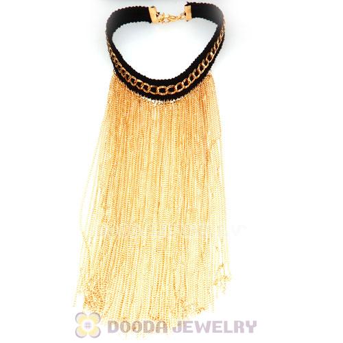 Costume Jewelry Necklace Tassel Choker Collar Bib Necklace