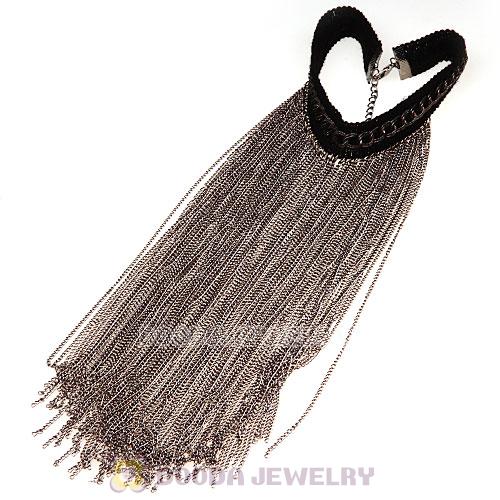 Costume Jewelry Necklace Tassel Choker Collar Bib Necklace