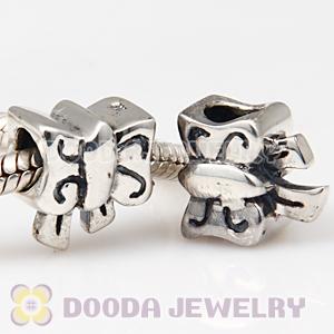 Solid Sterling Silver European Style butterfly Beads and Charms