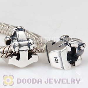European 925 Sterling Silver Anchor Charm Beads Wholesale