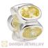 S925 Sterling Silver European Style Beads with Stone