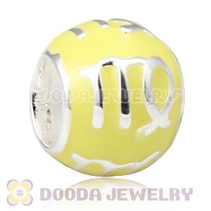 925 Sterling Silver Enamel Virgo Charm Jewelry Beads