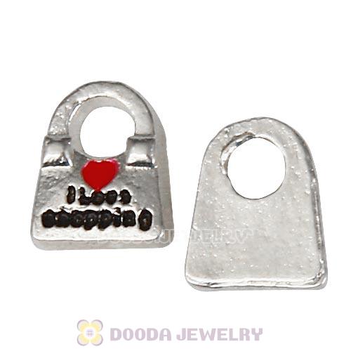 Alloy Handbag Floating Locket Charms Wholesale