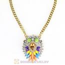 2013 Design Lollies Multicolor Resin Crystal Pendant Necklaces Wholesale