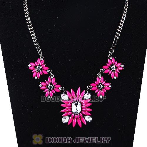 2013 Design Lollies Roseo Resin Crystal Statement Necklaces Wholesale