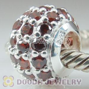 S925 Sterling Silver European Style Beads with Stone