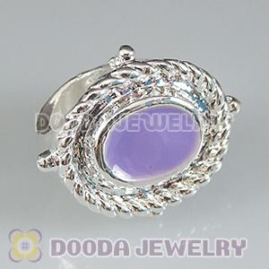 Wholesale Silver Plated European Style Double Hole Beads