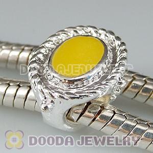 Wholesale Silver Plated European Style Double Hole Beads