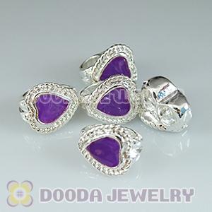 Wholesale Silver Plated European Style Double Hole Beads