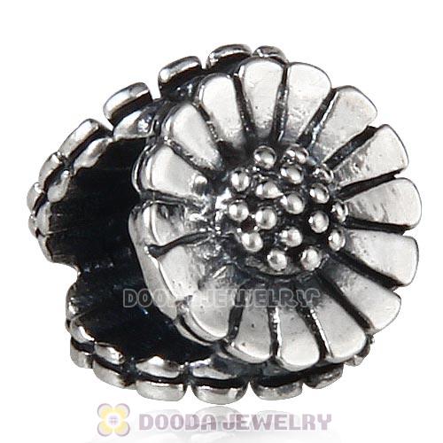 Antique Sterling Silver European Style Daisy Beads Wholesale