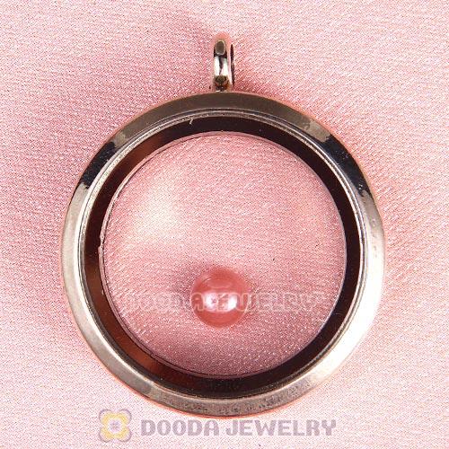 6mm Round Ceramic Floating Locket Charms Wholesale