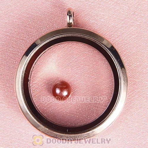 6mm Round Ceramic Floating Locket Charms Wholesale