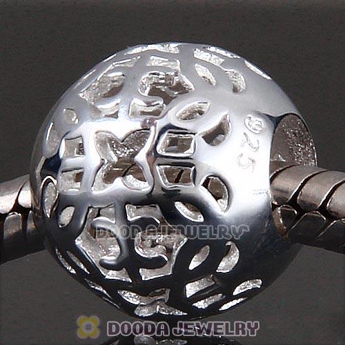 European Style Sterling Silver Arabesque Beads Wholesale