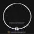 22cm 925 Sterling Silver European Style Bangle with Clip