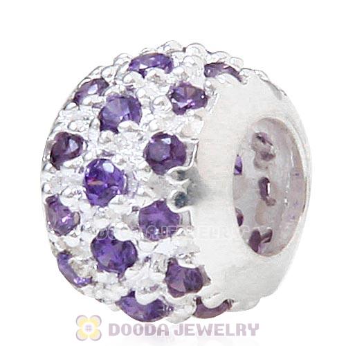 S925 Sterling Silver European Style Beads with Stone