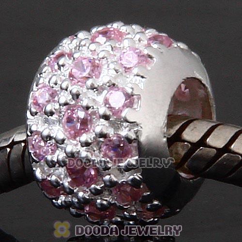 S925 Sterling Silver European Style Beads with Stone