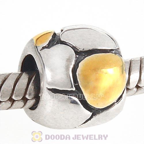 Gold Plated Antique Sterling Silver European Style Beads