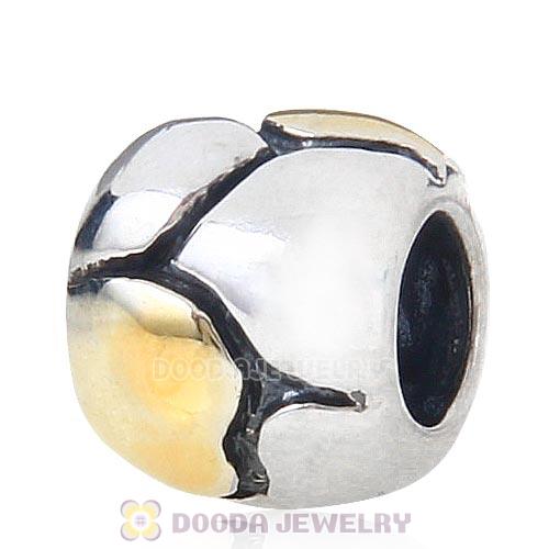 Gold Plated Antique Sterling Silver European Style Beads