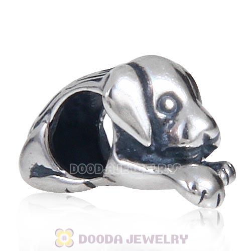 European Style Antique Sterling Silver Puppy Dog Charm Beads Wholesale