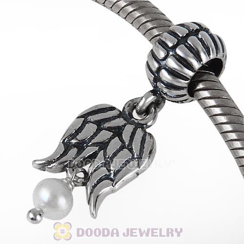 Guardian Angel Wings Charms with Screw