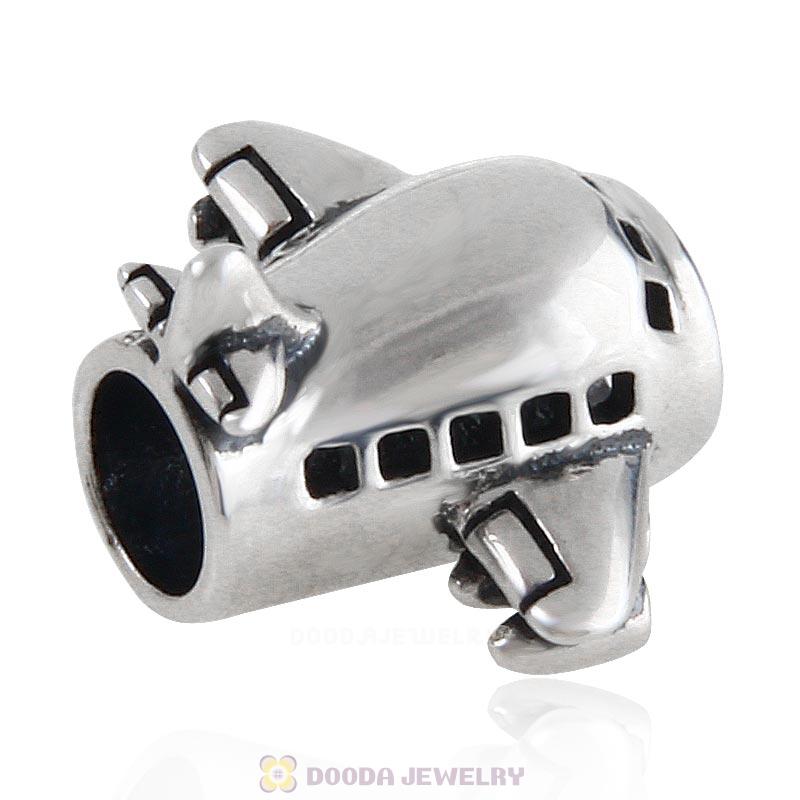 Passenger Flights Charm Bead 925 Sterling Silver