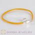 18cm Single Slippy Yellow Leather European Style Bracelet