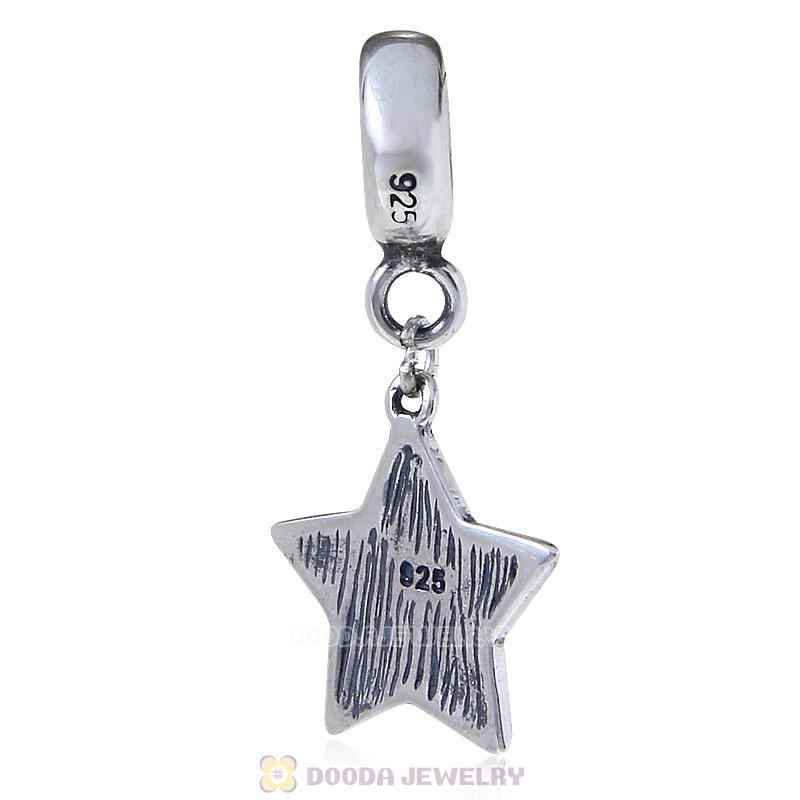 925 Sterling Silver Aspiration Star Charm Pendant