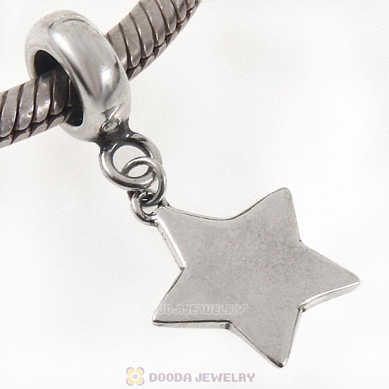 925 Sterling Silver Aspiration Star Charm Pendant