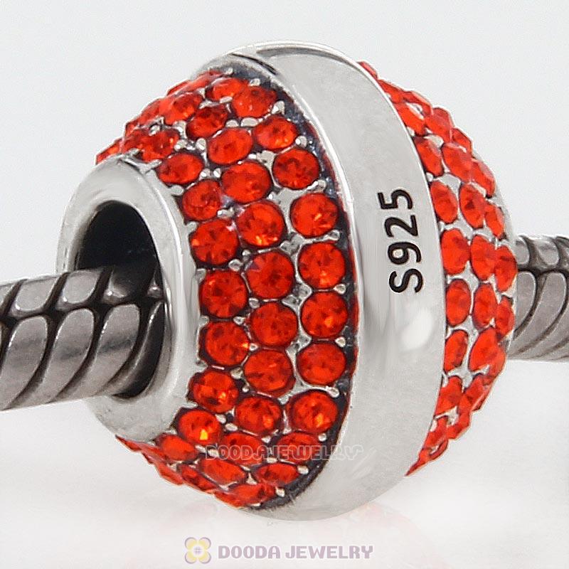 925 Sterling Silver July Birthstone Round Bead