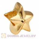 Gold Plated European Style Silver Beads