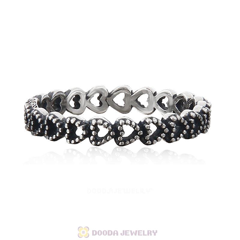 925 Sterling Silver Forever Love Heart Ring