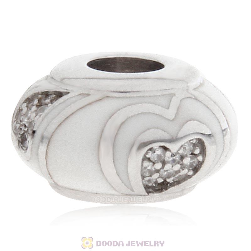 European Style Love Bead 925 Sterling Silver with Enamel