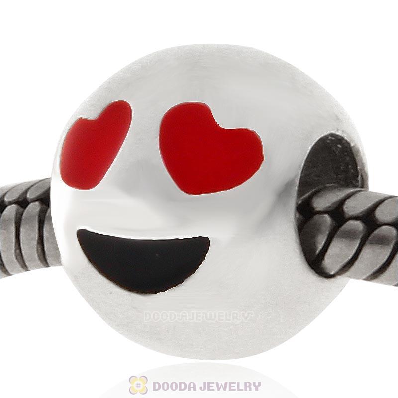 925 Sterling Silver QQ Anthomaniac Emoji Face Beads