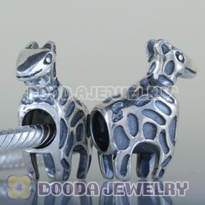 925 Sterling Silver European Style Giraffe Beads
