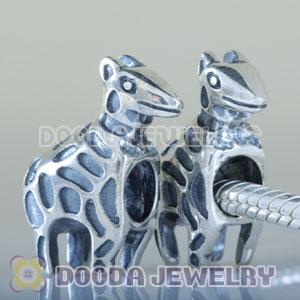 925 Sterling Silver European Style Giraffe Beads