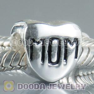 925 Sterling Silver European MOM Beads for Mother