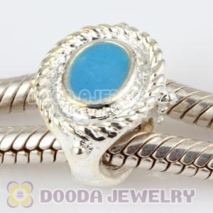 Wholesale Silver Plated European Style Double Hole Beads