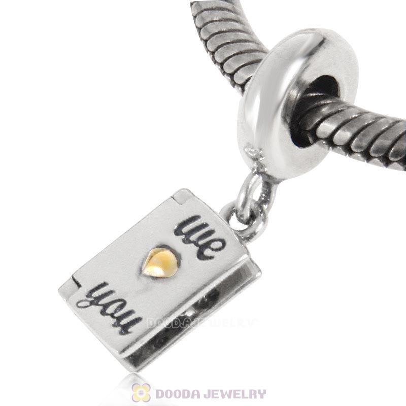 Happy Mother's Day We Love You Gold Charms