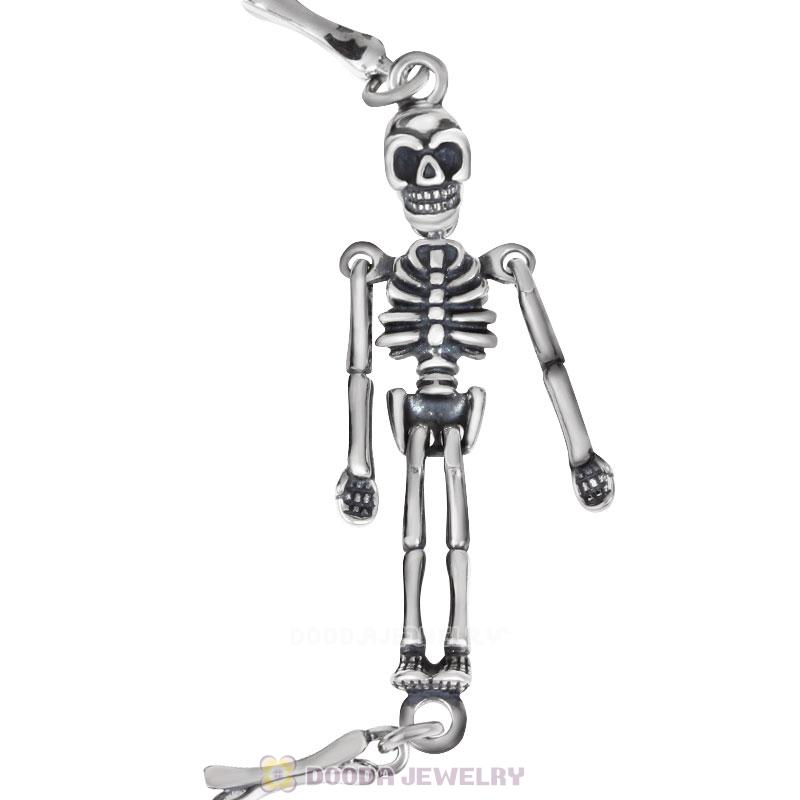 Terrible Skeleton Bracelet 925 Silver