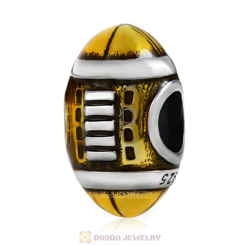 American Rugby Football Charm