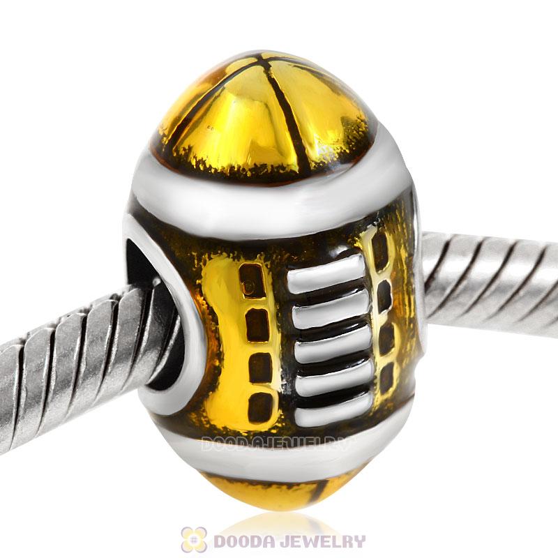 American Rugby Football Charm