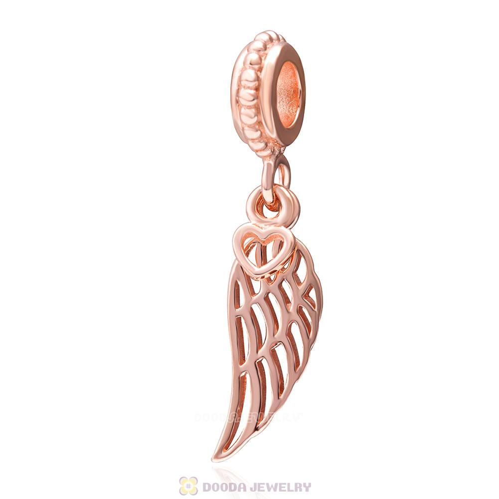 Rose Gold Love Heart and Guidance Charms
