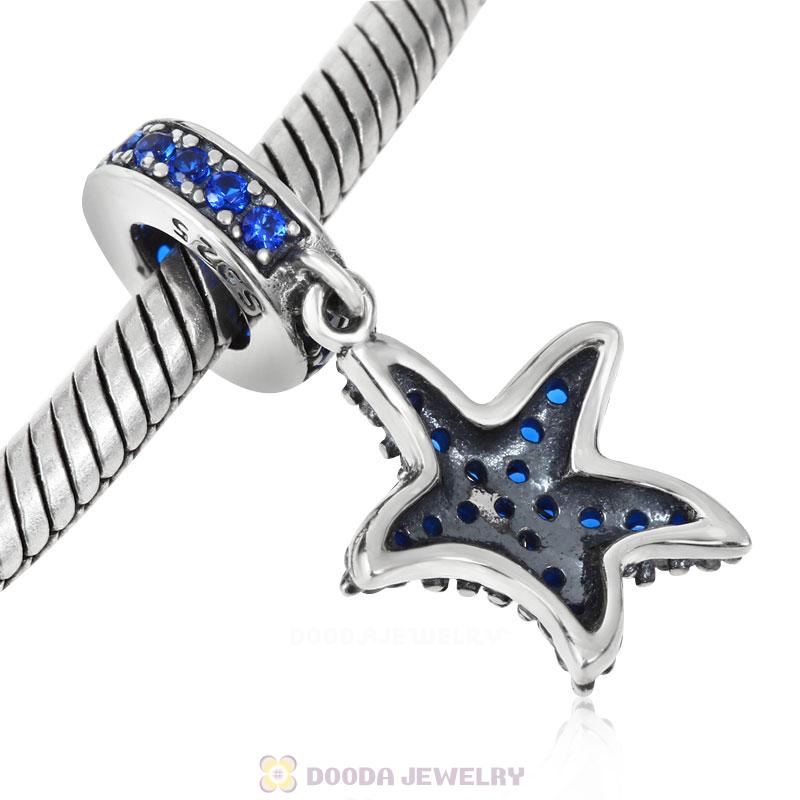 Blue Starfish Pendant Charm