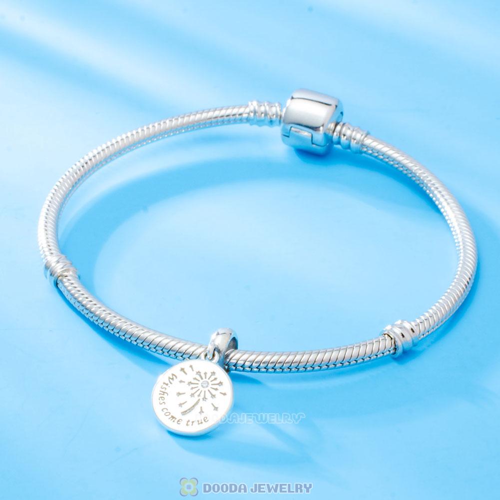 Wishing Fireworks Dangle Charm with White Zircon