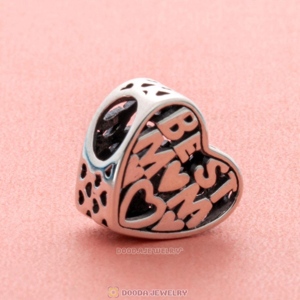 Best Mom Motherly Love Openwork Charm
