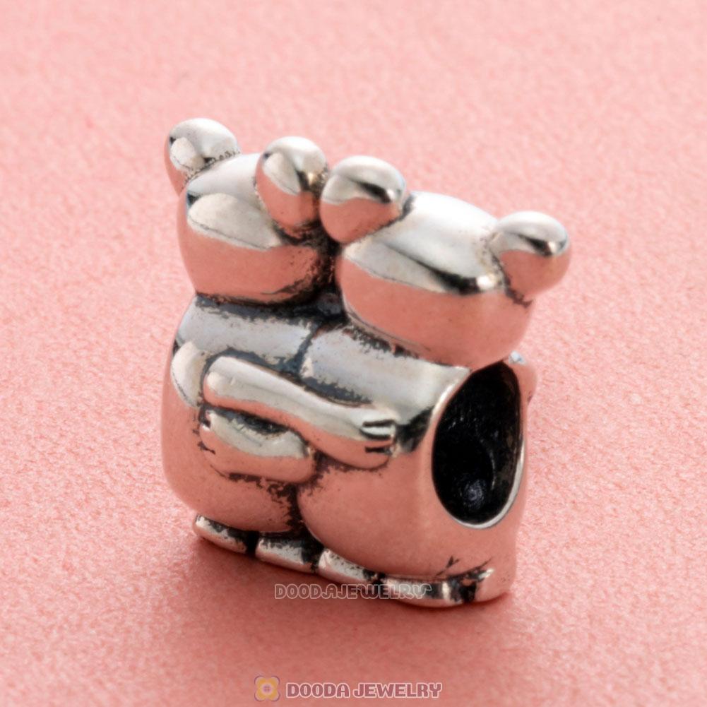 Best Friend Bear Charms Forever Friendships Beads