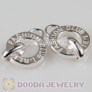 Sterling Silver Charm Pendant Stamped I BLING FASHION CLUB